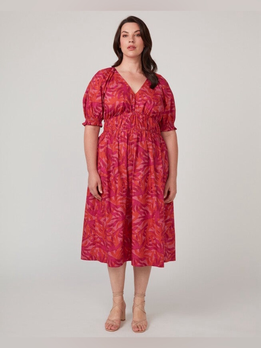 NWT Estelle Wildberry Printed Dress | 2XL
